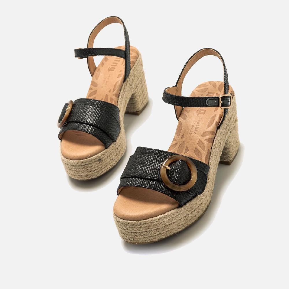 mtng Compra COURTNEY Negro 56921 Mujer Calzado Sandalias De TacóN