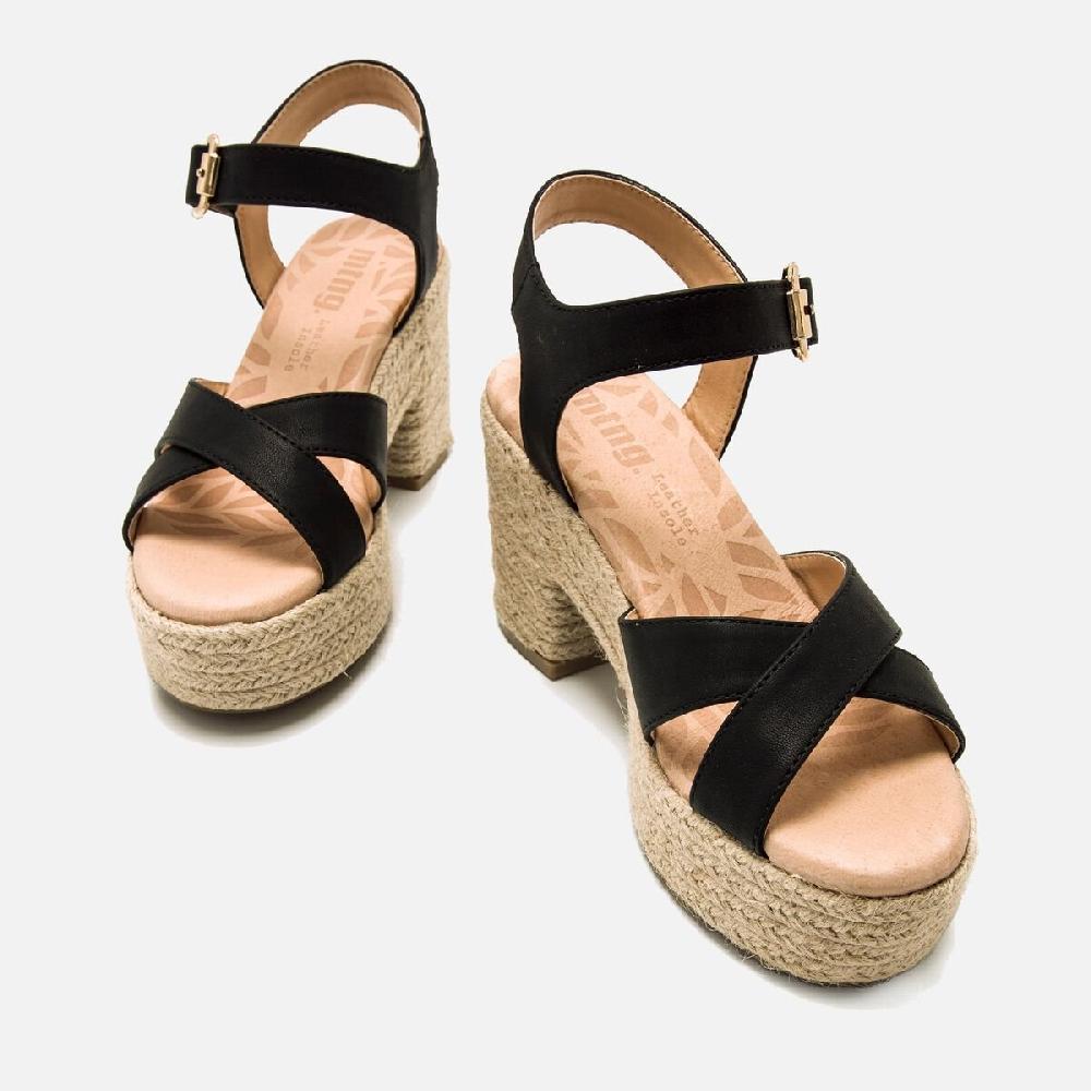 mtng Compra COURTNEY Negro 60365 Mujer Calzado Sandalias De TacóN