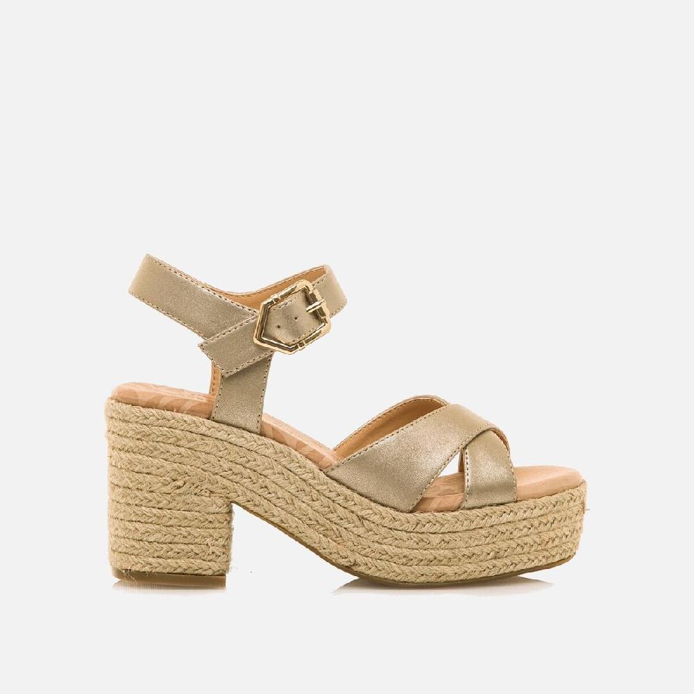 mtng Compra COURTNEY oro 60364 Mujer Calzado Sandalias De TacóN