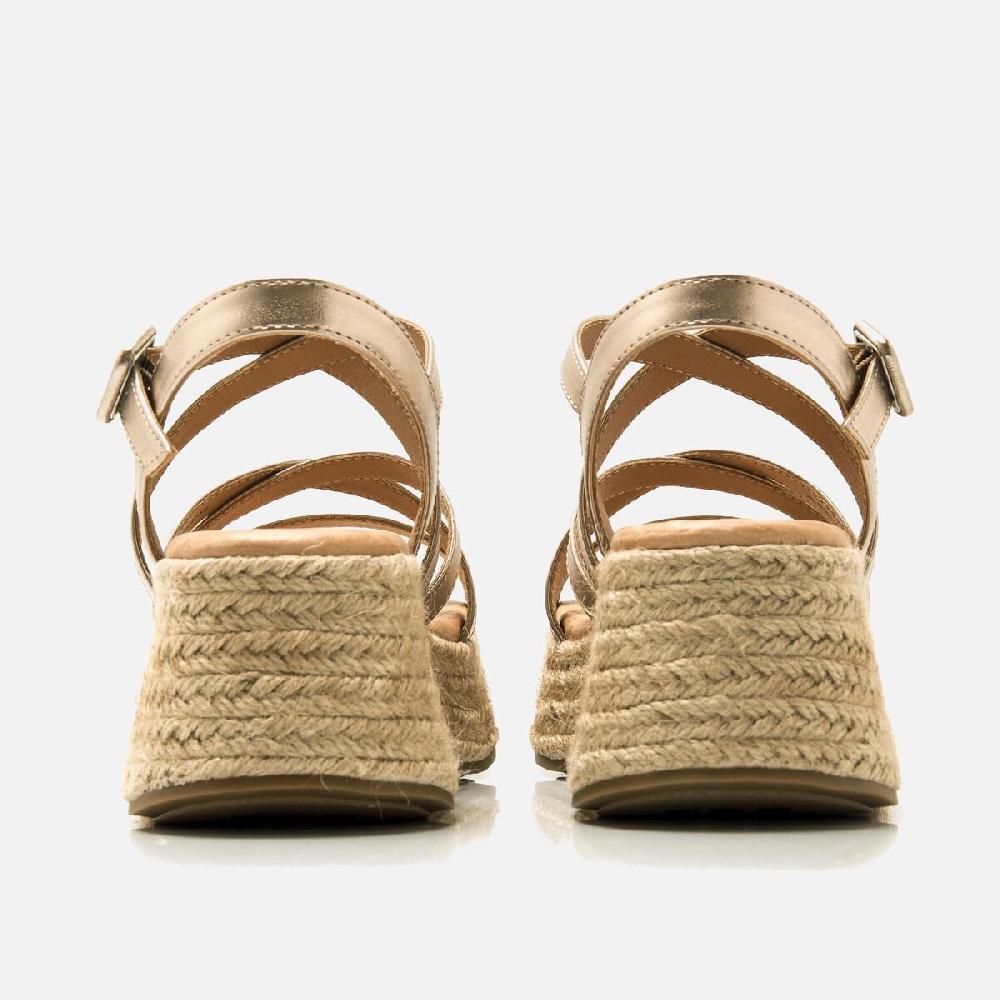 mtng Compra GIORGIA Oro 56955 Mujer Calzado Sandalias De CuñA