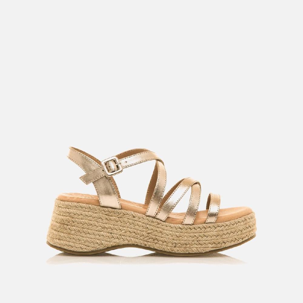 mtng Compra GIORGIA oro 56955 Mujer Calzado Sandalias De CuñA