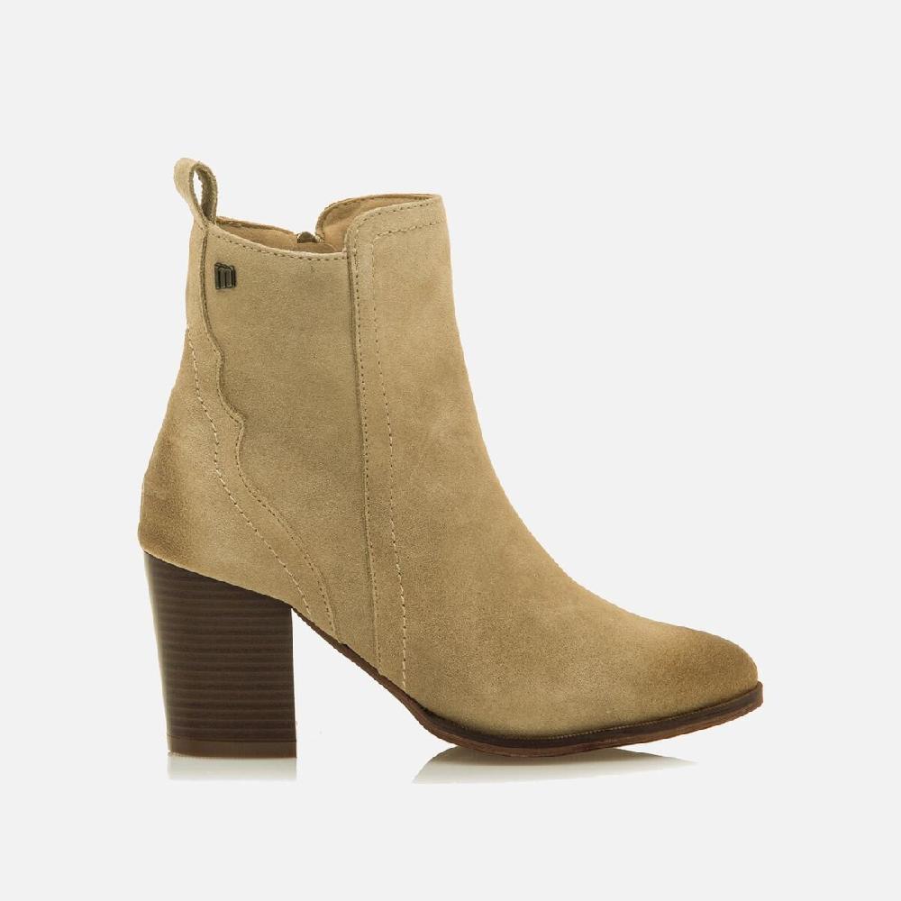 mtng Compra JOLIE beige 59454 Mujer Calzado Botines De TacóN