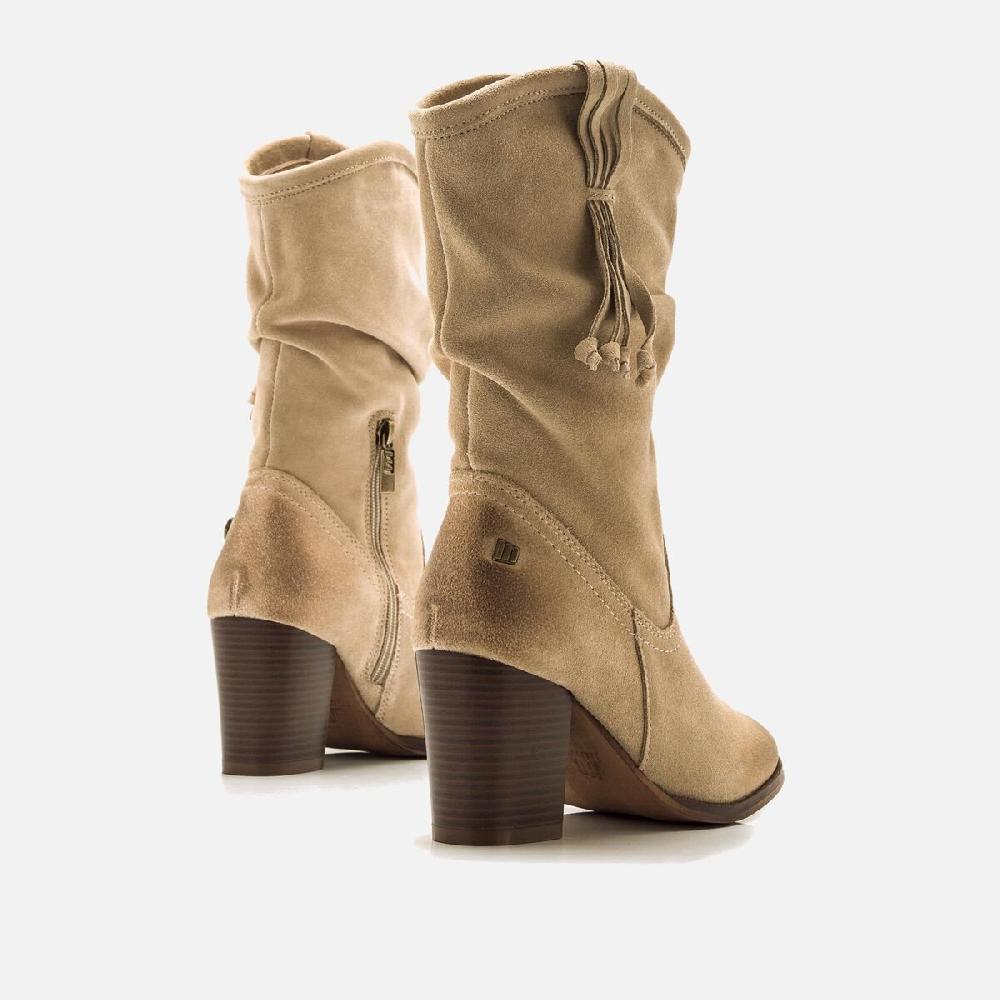 mtng Compra JOLIE Beige 59463 Mujer Calzado Botines De TacóN