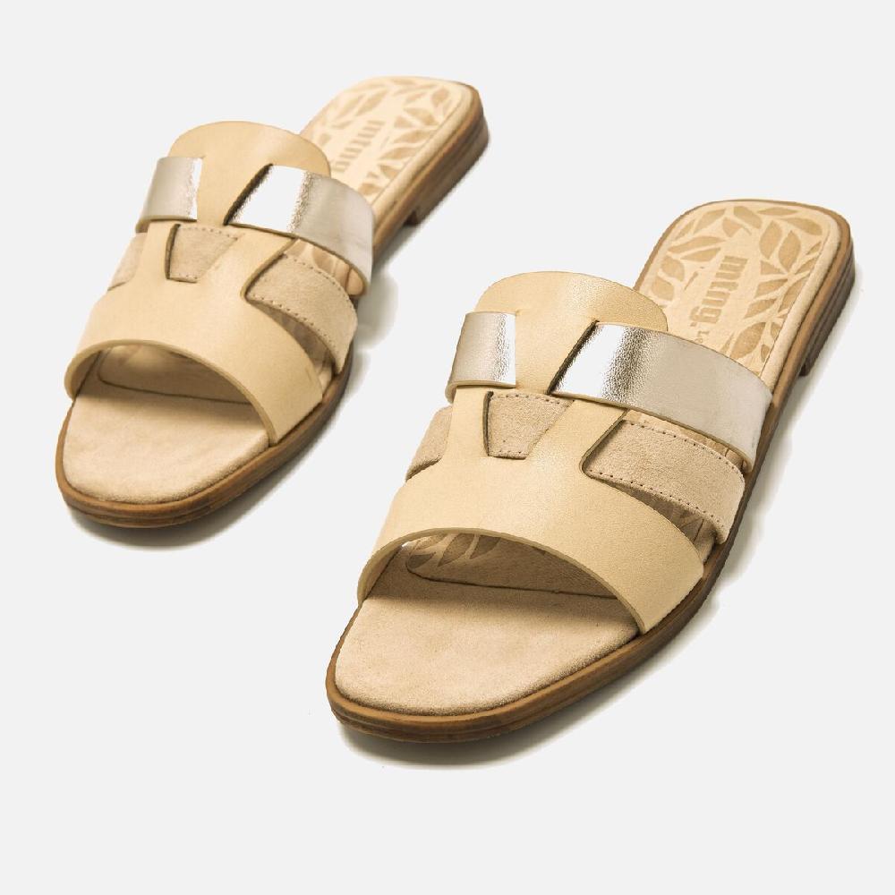 mtng Compra JULIE Oro 56974 Mujer Calzado Sandalias Planas