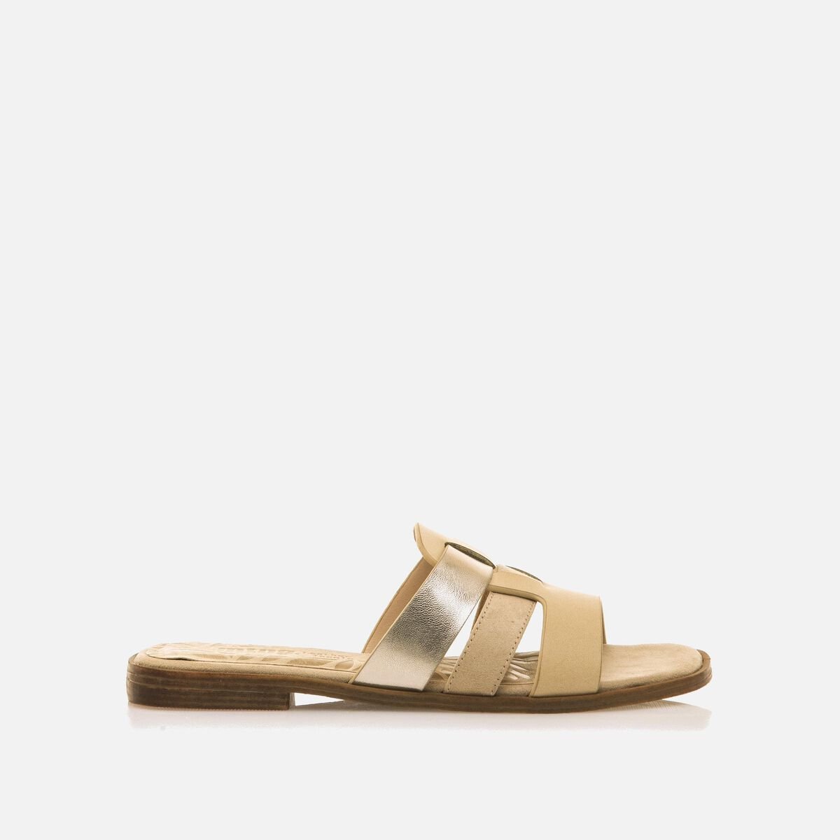 mtng Compra JULIE oro 56974 Mujer Calzado Sandalias Planas