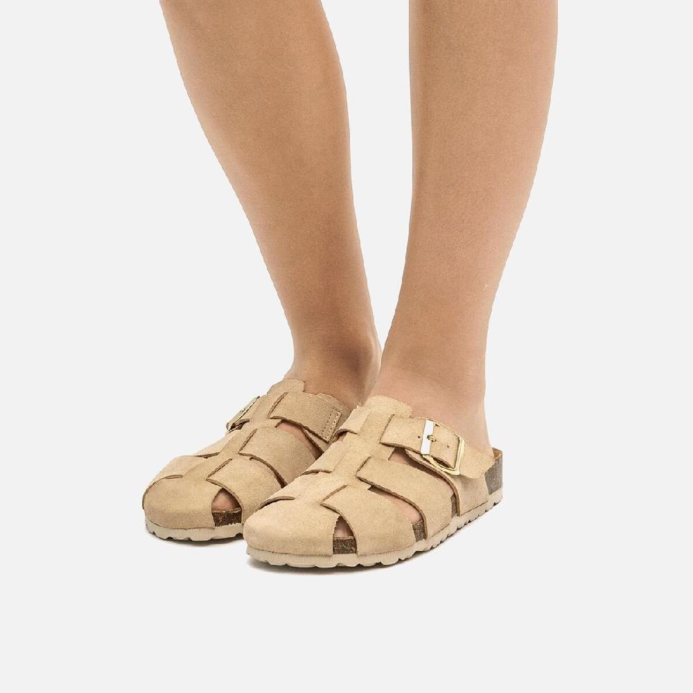 mtng Compra LILIANE Beige 57604 Mujer Calzado Sandalias Planas