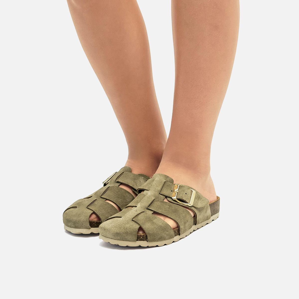 mtng Compra LILIANE Verde 57605 Mujer Calzado Sandalias Planas