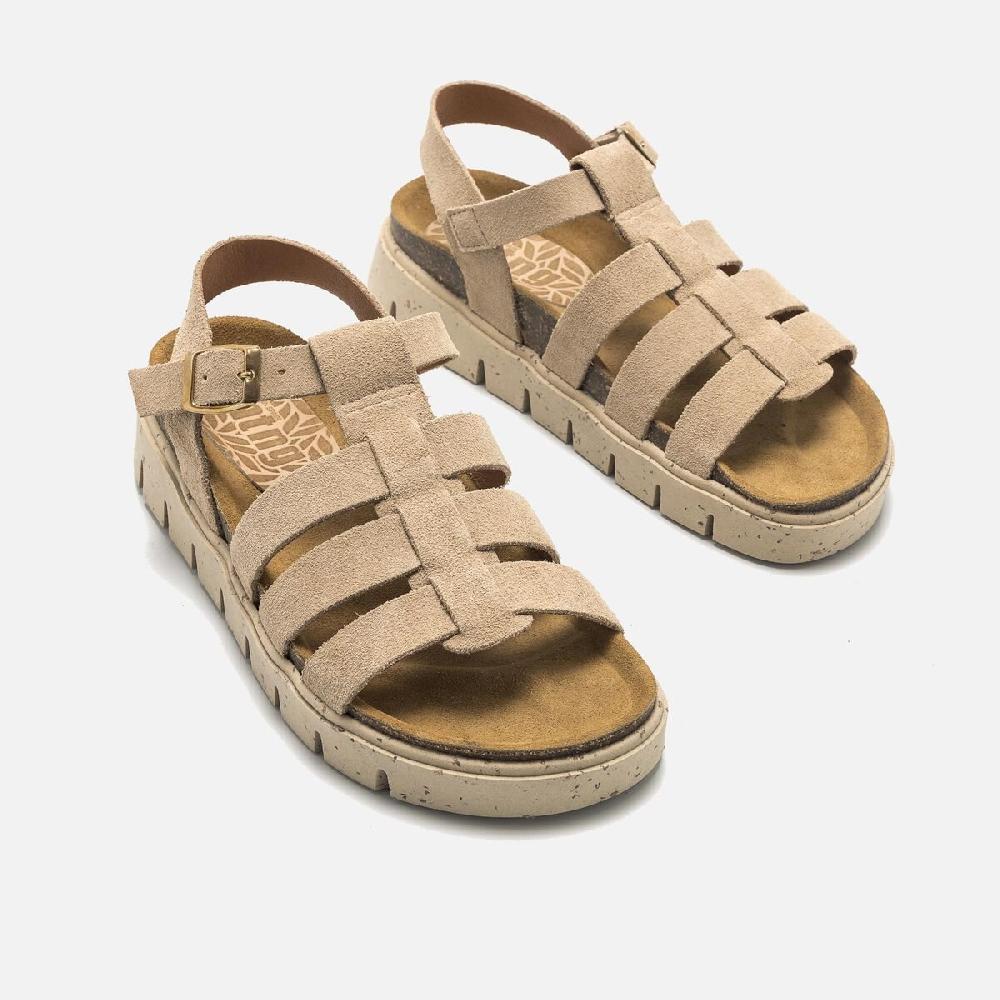 mtng Compra LION Beige 54856 Mujer Calzado Sandalias Planas
