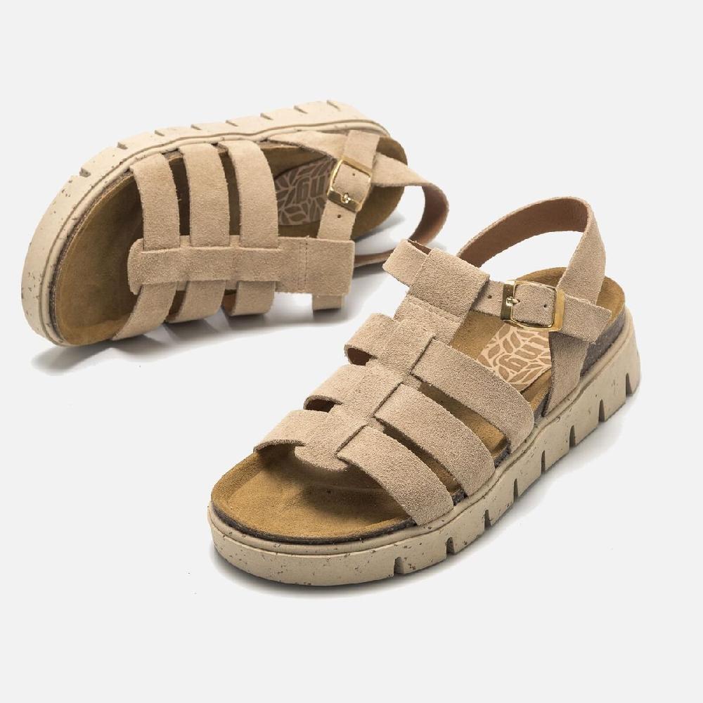 mtng Compra LION Beige 54856 Mujer Calzado Sandalias Planas