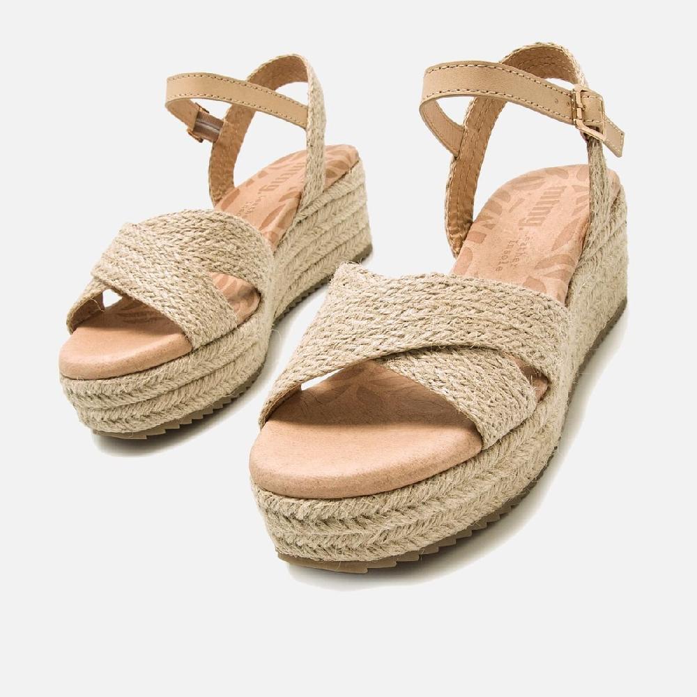 mtng Compra LITA Beige 59630 Mujer Calzado Sandalias De CuñA