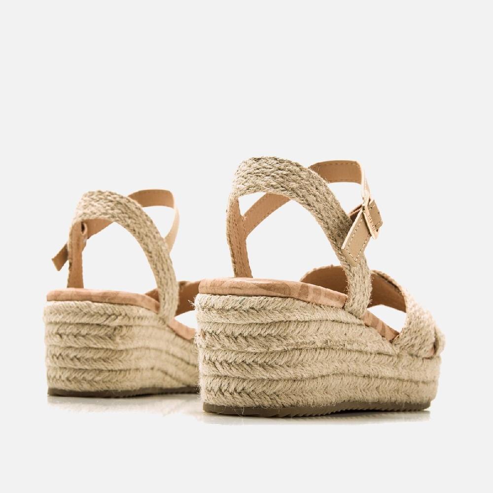 mtng Compra LITA Beige 59630 Mujer Calzado Sandalias De CuñA