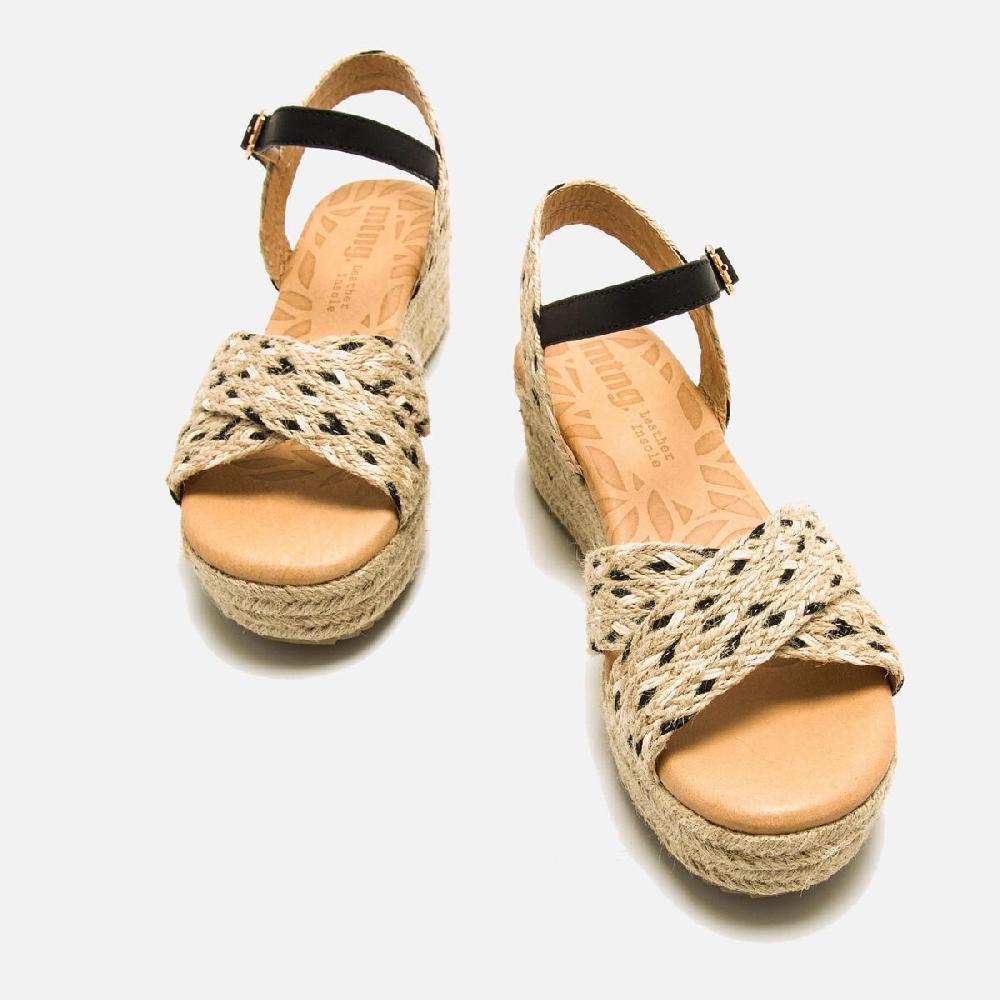 mtng Compra LITA Negro 59632 Mujer Calzado Sandalias De CuñA
