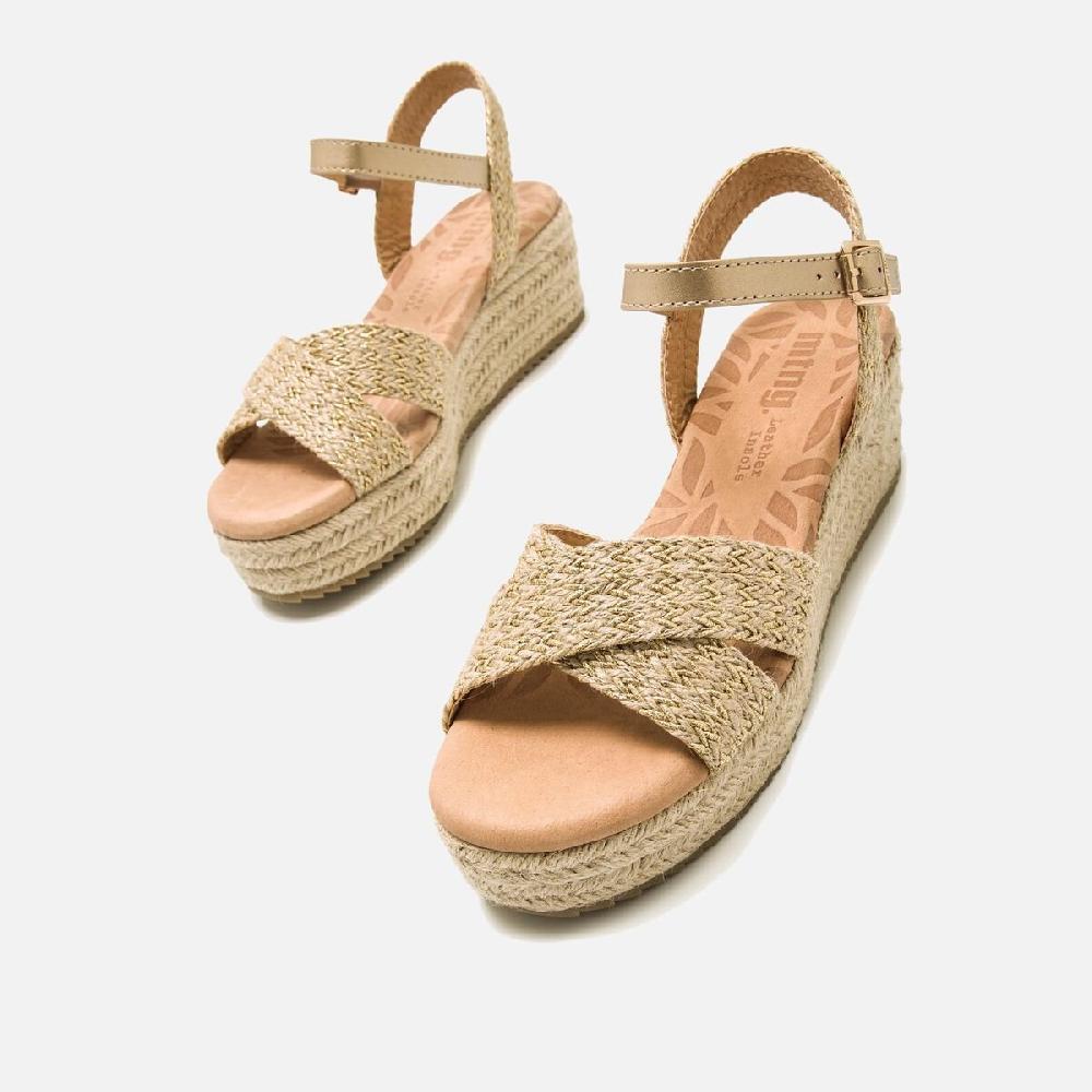 mtng Compra LITA Oro 59631 Mujer Calzado Sandalias De CuñA