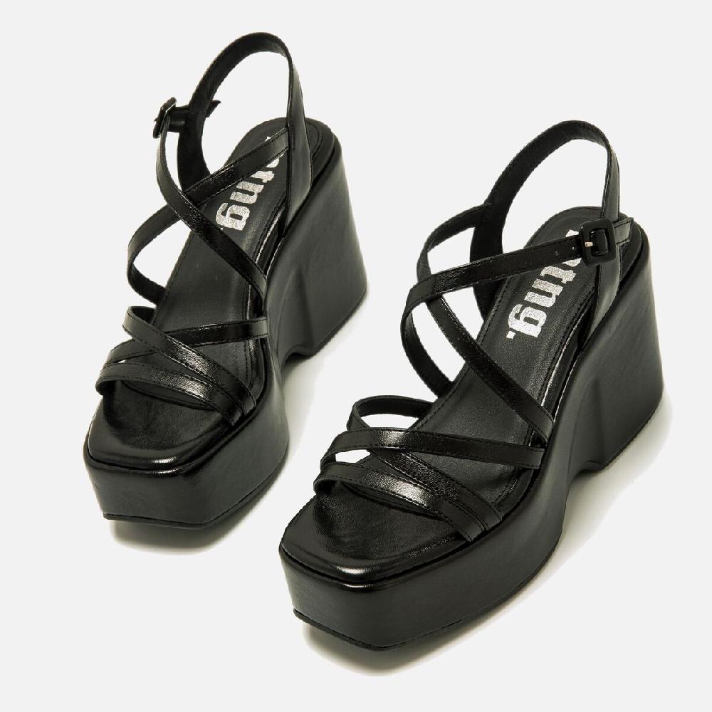 mtng Compra LIZZY Negro 57014 Mujer Calzado Sandalias De CuñA