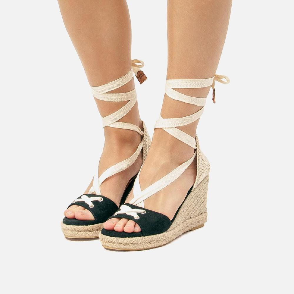 mtng Compra LOUISA Negro 57026 Mujer Calzado Sandalias De CuñA