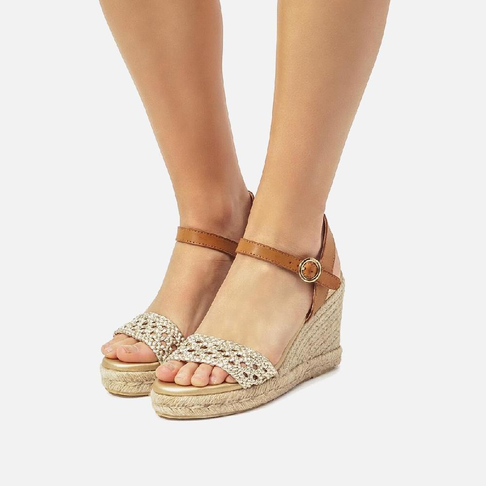 mtng Compra LOUISA Oro 57024 Mujer Calzado Sandalias De CuñA
