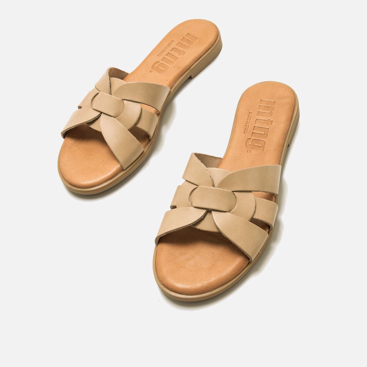 mtng Compra MARIA Beige 57564 Mujer Calzado Sandalias Planas