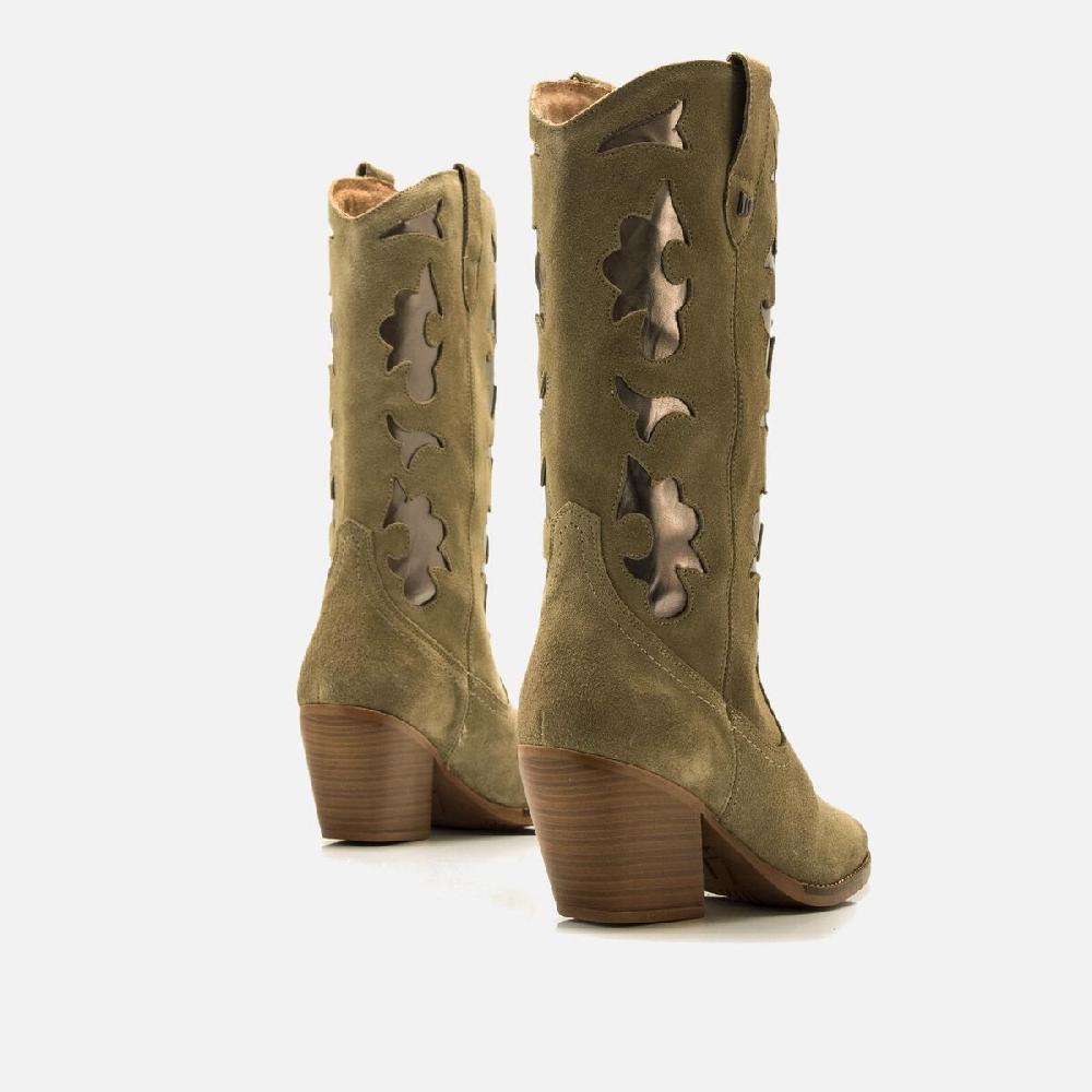 mtng Compra MISSOURI Verde 57528 Mujer Calzado Botas De TacóN