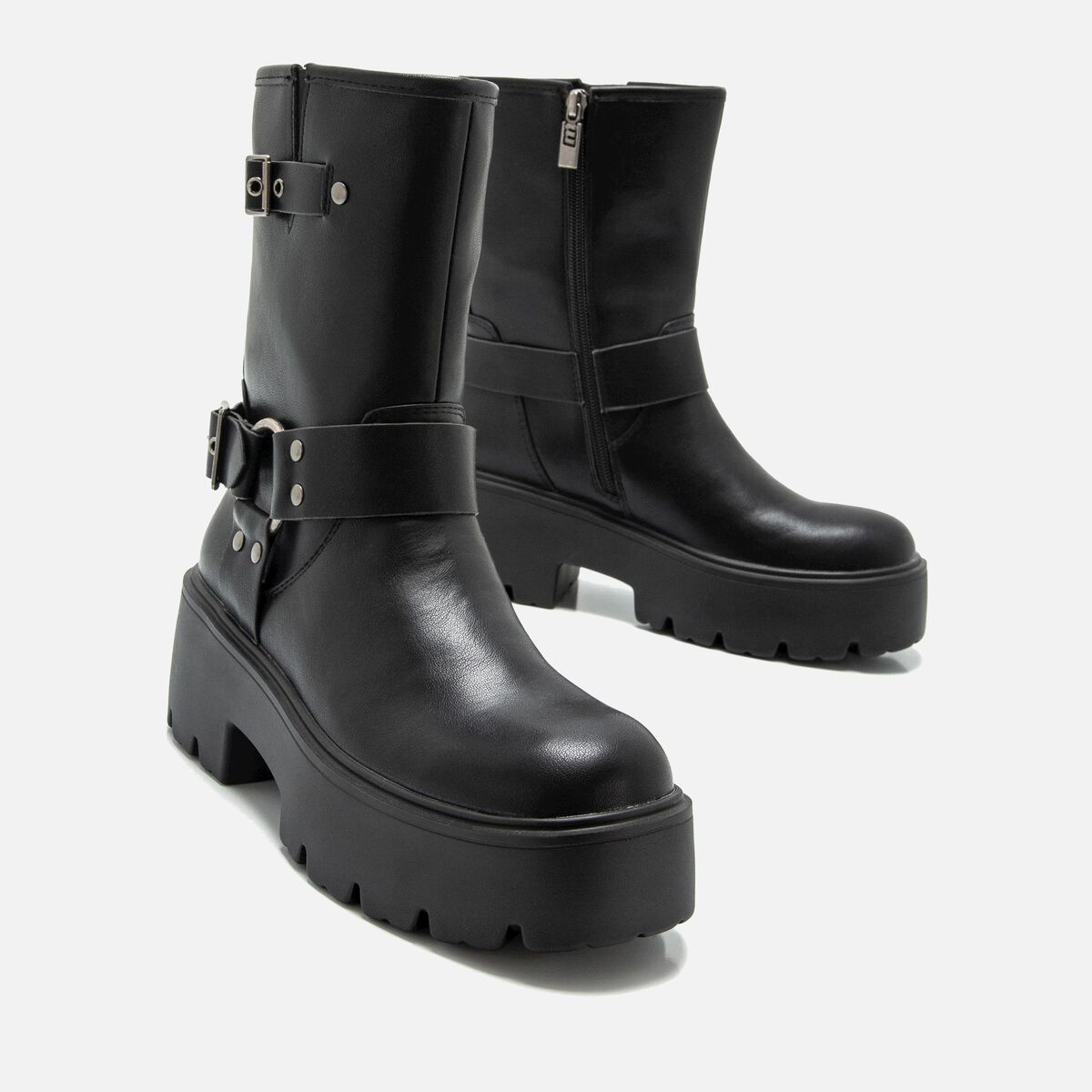mtng Compra RAIN Negro 58358 Mujer Calzado Botines Planos