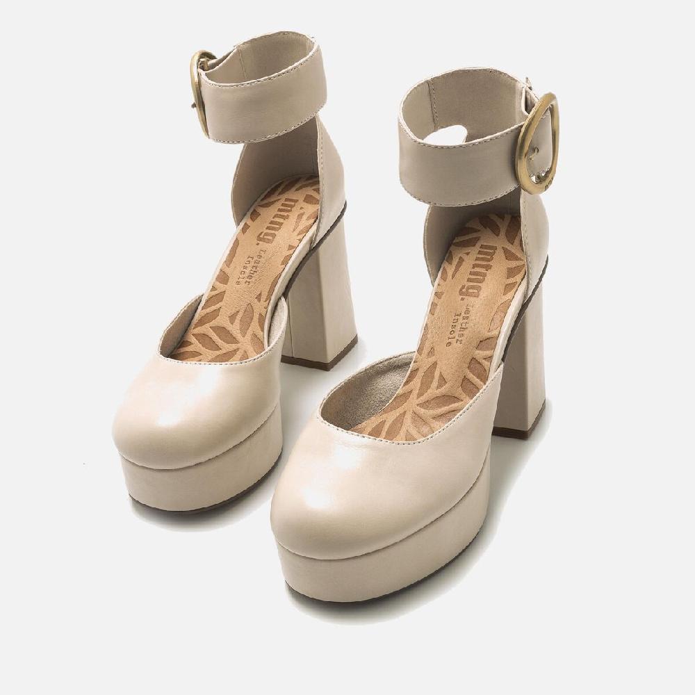 mtng Compra SINDY Beige 55363 Mujer Calzado Zapatos De TacóN