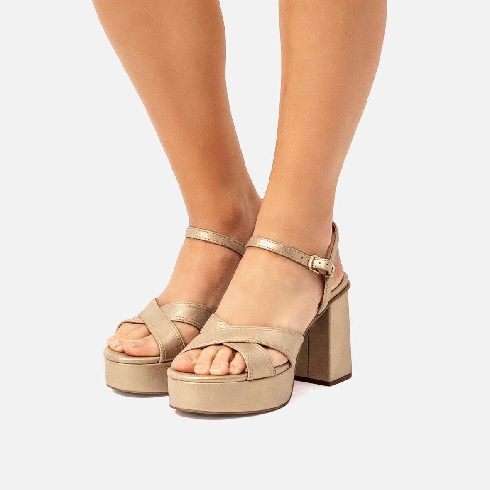 mtng Compra SINDY Oro 56549 Mujer Calzado Sandalias De TacóN