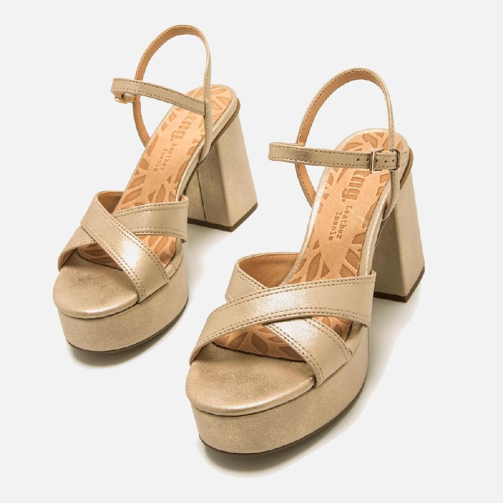 mtng Compra SINDY Oro 56549 Mujer Calzado Sandalias De TacóN