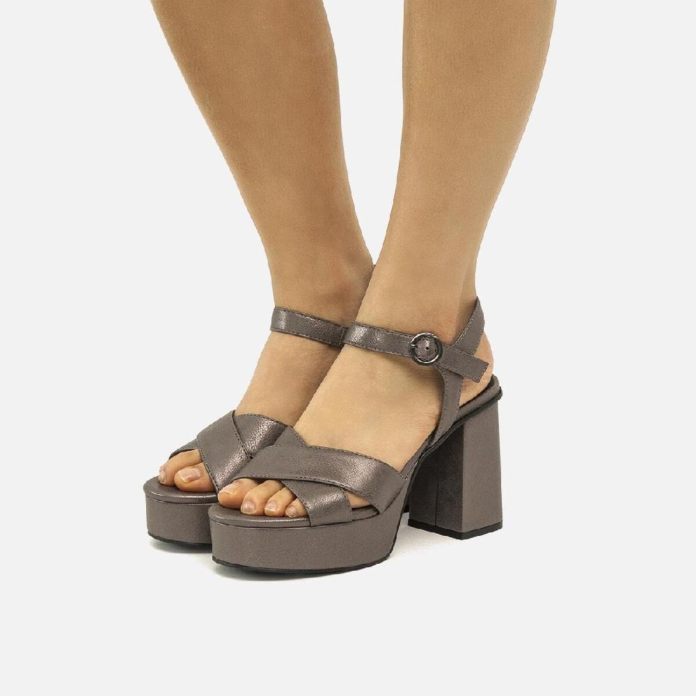 mtng Compra SINDY Plata 55367 Mujer Calzado Sandalias De TacóN