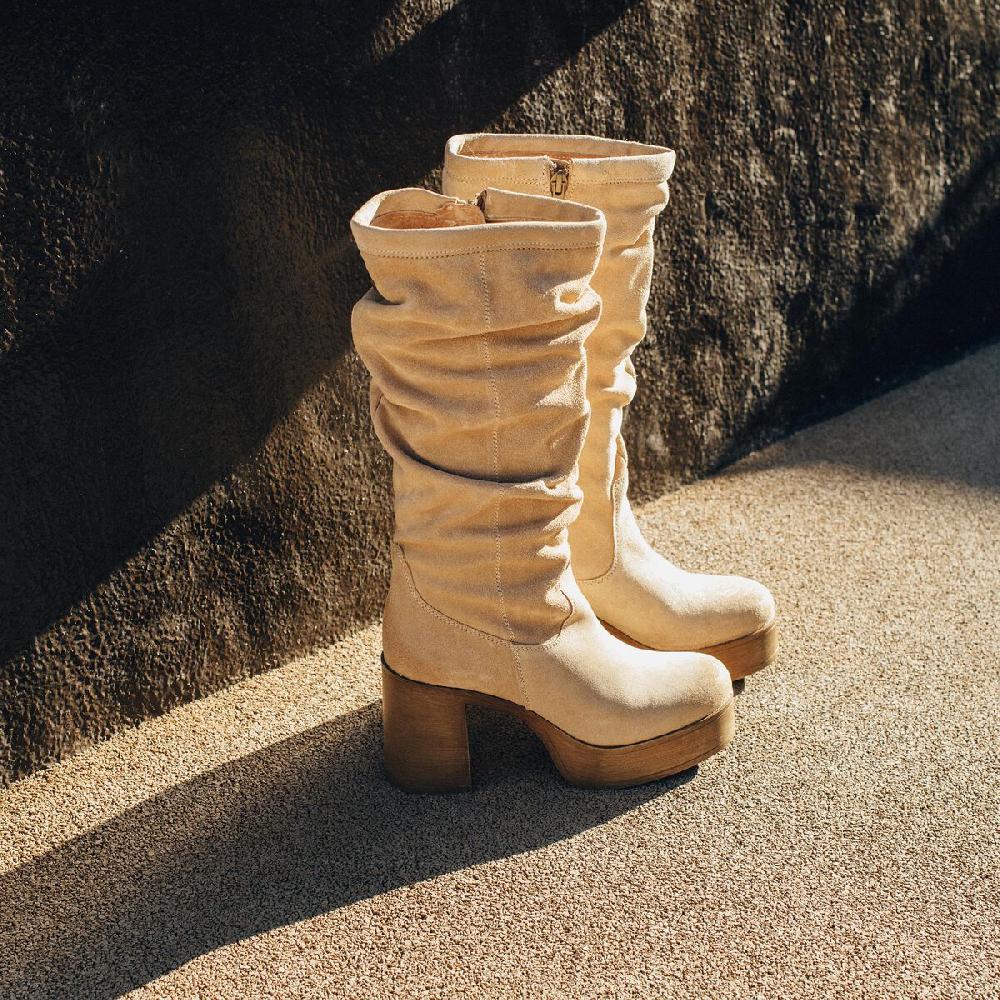 mtng Compra SIXTIES Beige 54935 Mujer Calzado Botas De TacóN