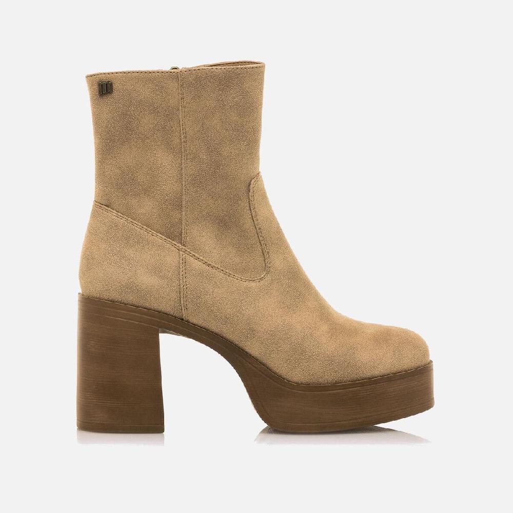 mtng Compra SIXTIES beige 56525 Mujer Calzado Botines De TacóN