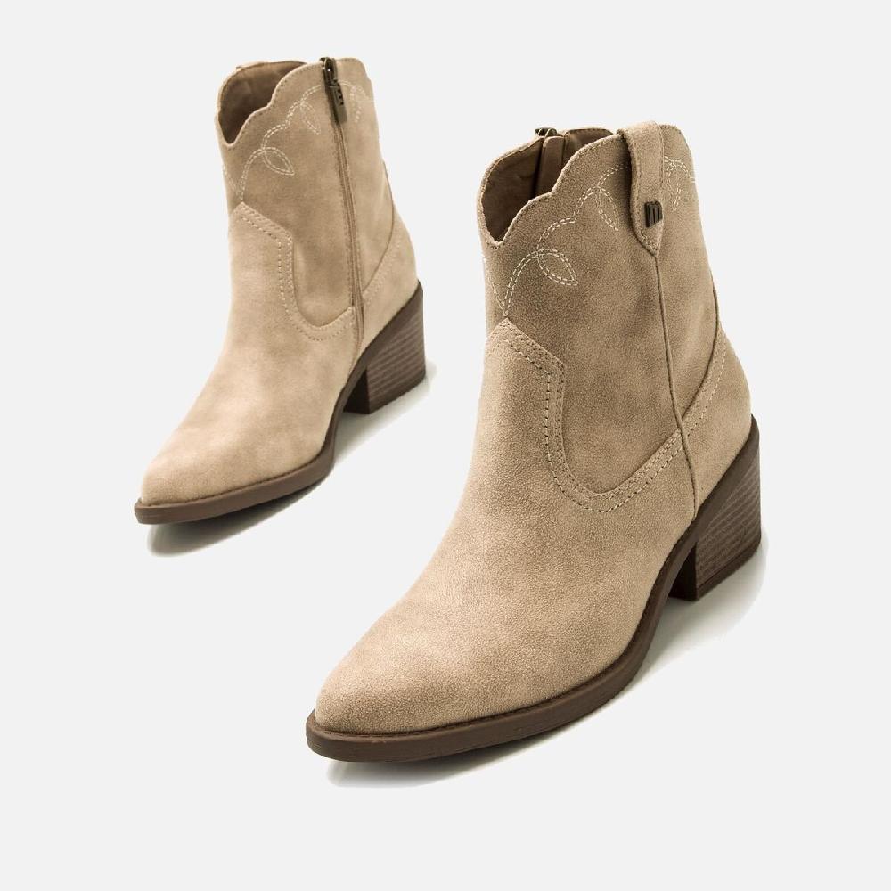 mtng Compra TANUBIS Beige 59605 Mujer Calzado Botines De TacóN