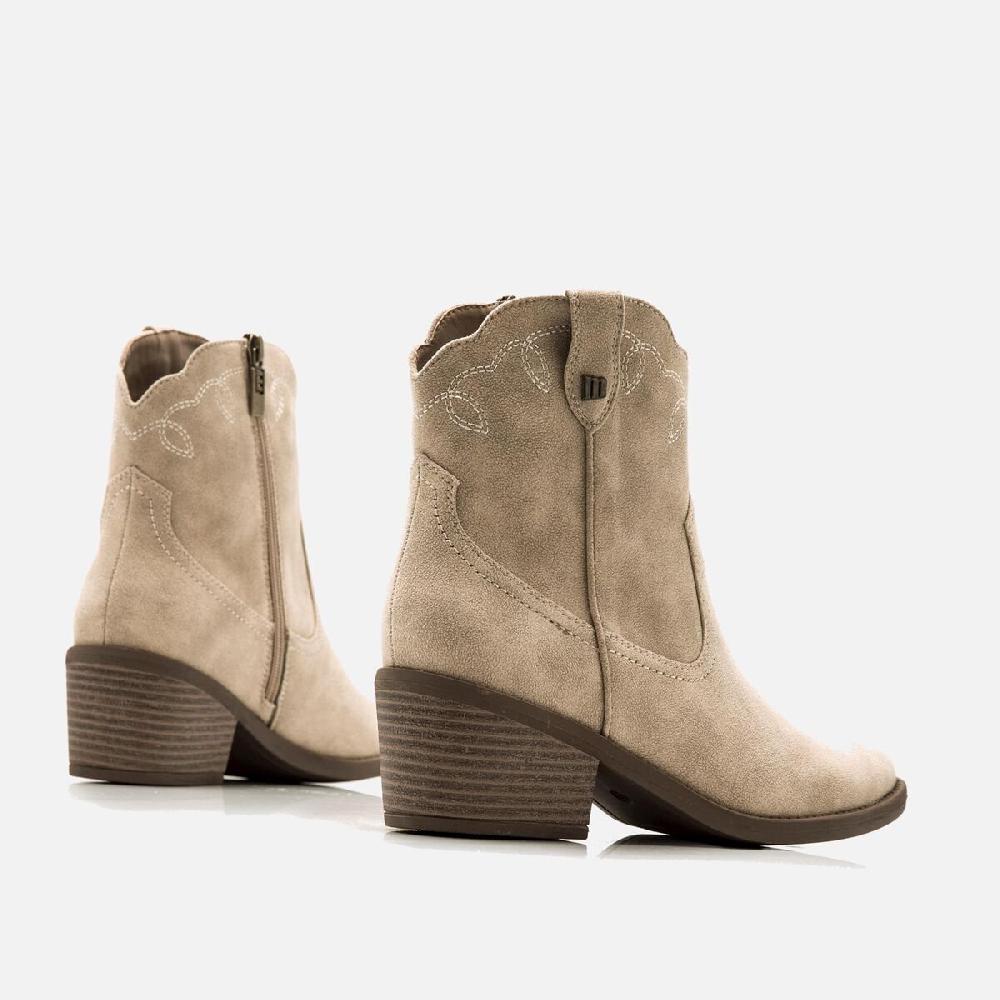 mtng Compra TANUBIS Beige 59605 Mujer Calzado Botines De TacóN