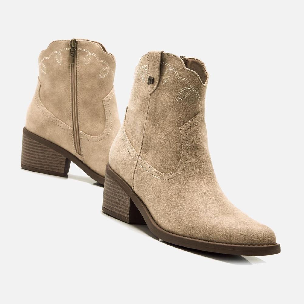 mtng Compra TANUBIS Beige 59605 Mujer Calzado Botines De TacóN