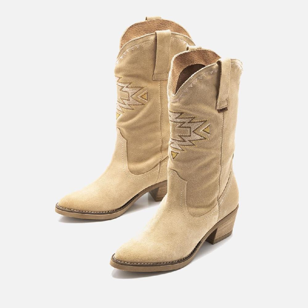 mtng Compra TEO Beige 52496 Mujer Calzado Botas De TacóN