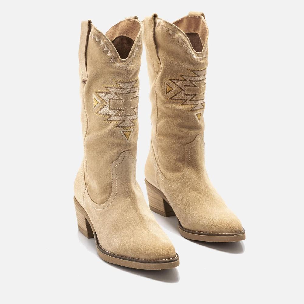 mtng Compra TEO Beige 52496 Mujer Calzado Botas De TacóN