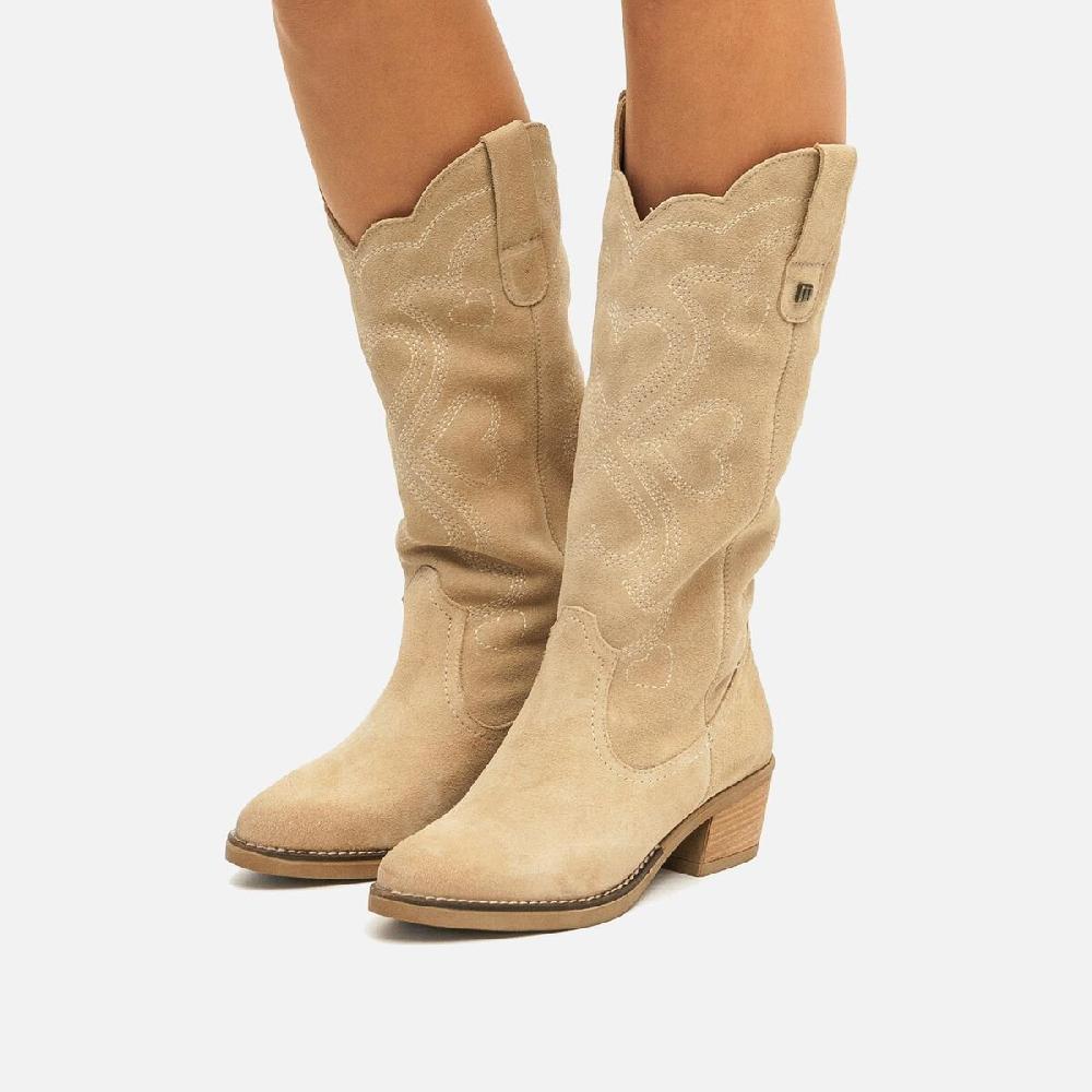 mtng Compra TEO Beige 57416 Mujer Calzado Botas De TacóN