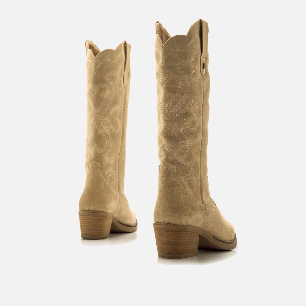 mtng Compra TEO Beige 57416 Mujer Calzado Botas De TacóN
