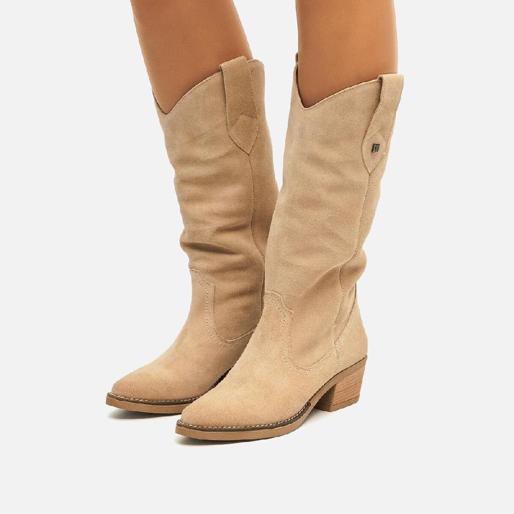 mtng Compra TEO Beige 57422 Mujer Calzado Botas De TacóN