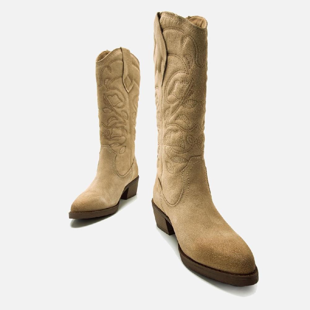 mtng Compra TEO Beige 59468 Mujer Calzado Botas De TacóN