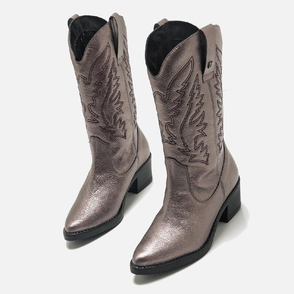 mtng Compra TEO Plata 55189 Mujer Calzado Botas De TacóN