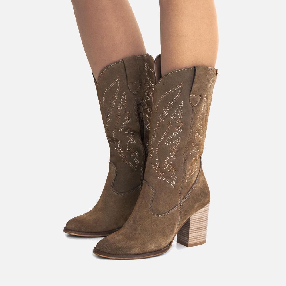 mtng Compra UMA Marron 51575 Mujer Calzado Botas De TacóN