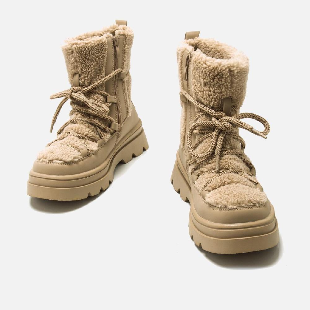 mtng Compra VALIRA Beige 59638 Mujer Calzado Botines Planos