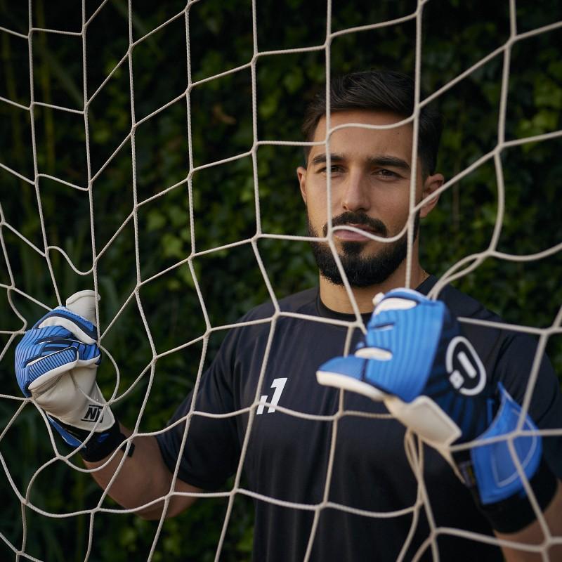 N1 Goalkeeper Guantes De Portero Ares 2.0 Blue UGT+ II