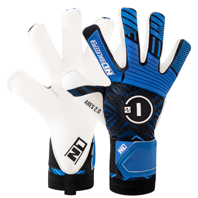 n1 goalkeeper Guantes de Portero Ares 2.0 Blue UGT+ II