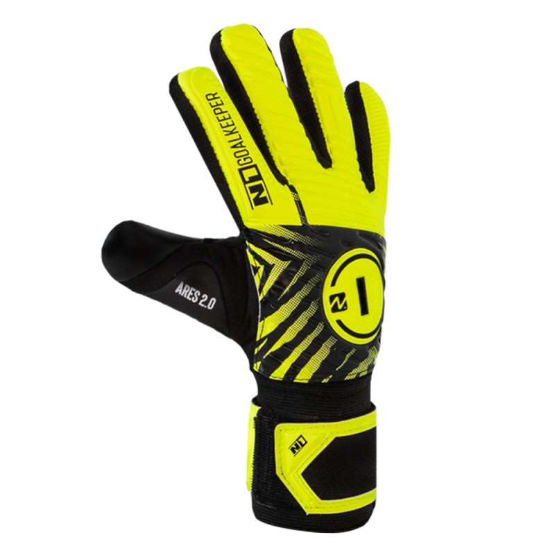 N1 Goalkeeper Guantes De Portero Ares 2.0 Kids Neon