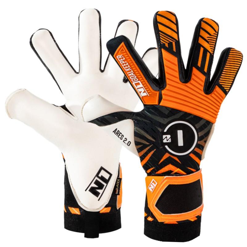 n1 goalkeeper Guantes de Portero Ares 2.0 Orange UGT+ II
