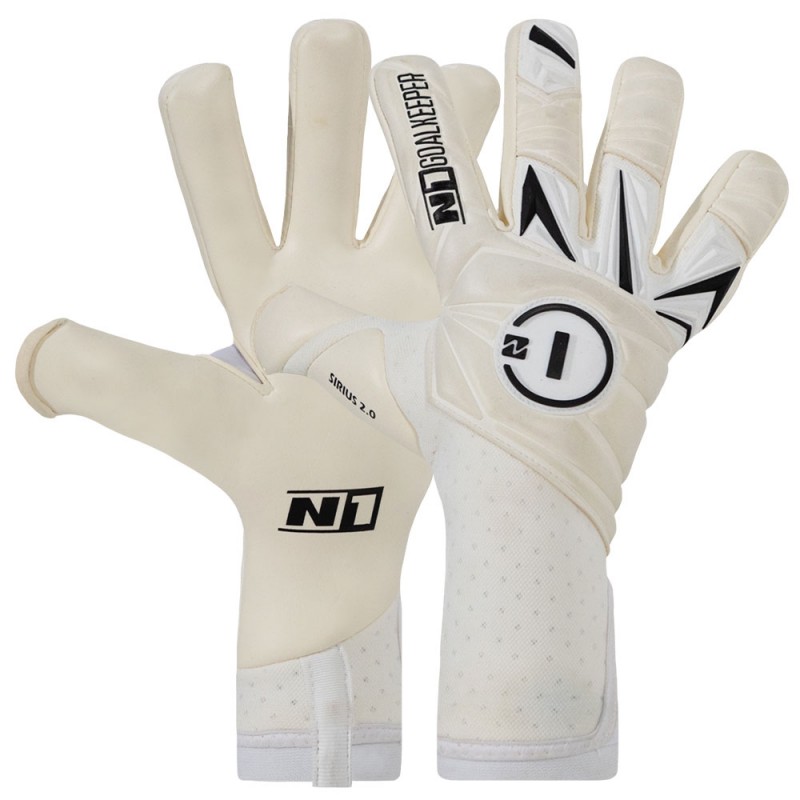 n1 goalkeeper Guantes de Portero Sirius 2.0 White UGT+ II