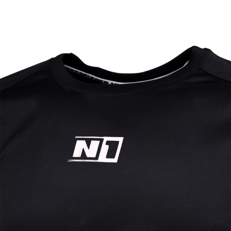 N1 Goalkeeper Camiseta Técnica Negra