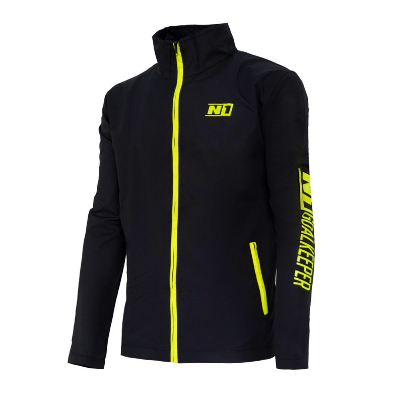 N1 Goalkeeper Chubasquero Negro/Neón