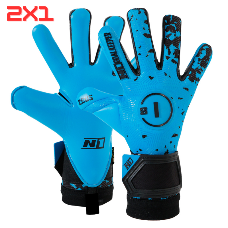 n1 goalkeeper Guantes de Portero Zeus Blue UGT+ II