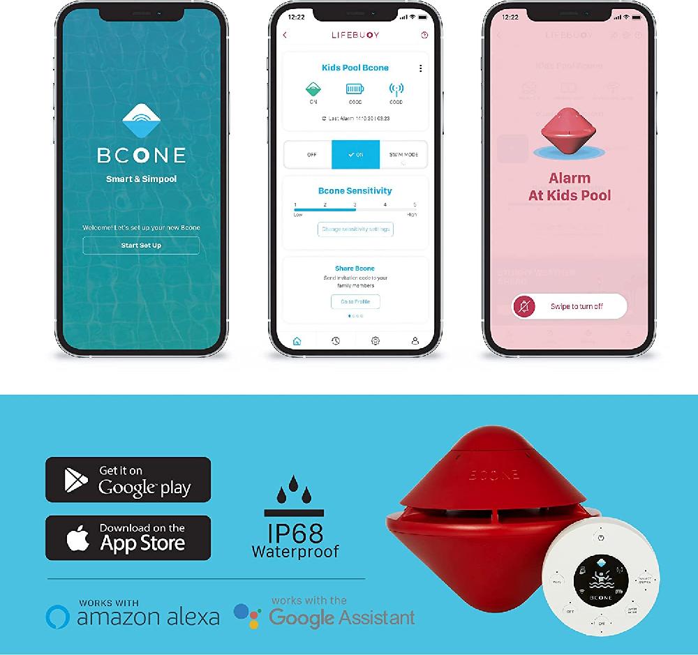 Nacnic Alarma Inteligente Flotante Para Piscina Nacnic 2.0 BCone